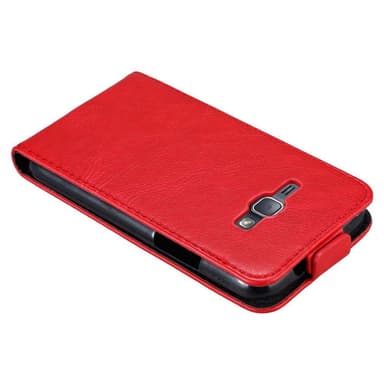 Samsung Galaxy J1 2016 Flipfodral Skal (Röd)
