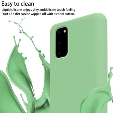 Samsung Galaxy S20 Skal Fodral Kedja (Grön)