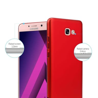 Samsung Galaxy A7 2017 Skal Fodral Case (Röd)