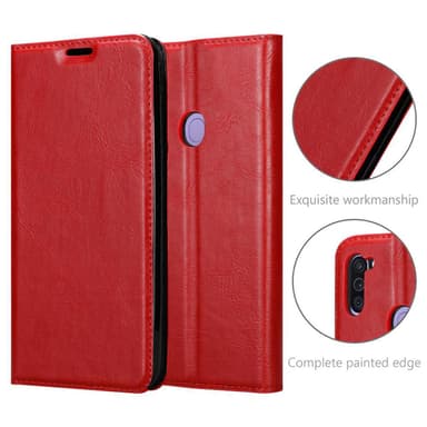 Samsung Galaxy A11 / M11 Skal Fodral Case (Röd)