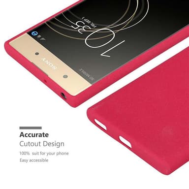 Skal Sony Xperia XA1 PLUS Fodral Case (Röd)