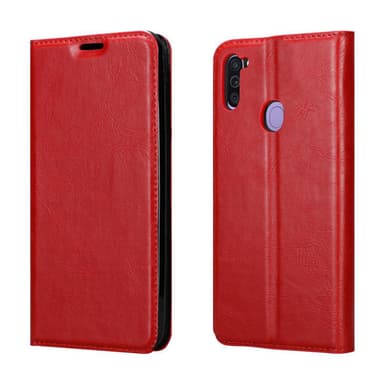 Samsung Galaxy A11 / M11 Skal Fodral Case (Röd)