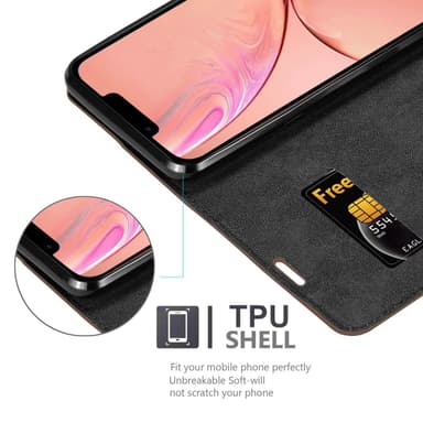 iPhone 13 Skal Fodral Case (Brun)