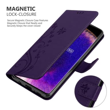 Oppo FIND X5 Plånboksfodral Skal (Lila)