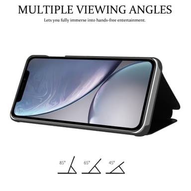 iPhone XR Plånboksfodral Skal (Svart)