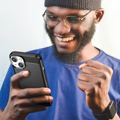 iPhone 14 PLUS Skal Fodral Case (Svart)