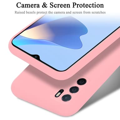 Oppo A16s / A54s Skal Fodral Case (Rosa)