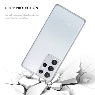 Samsung Galaxy S22 ULTRA Skal Fodral Case (Transparent)