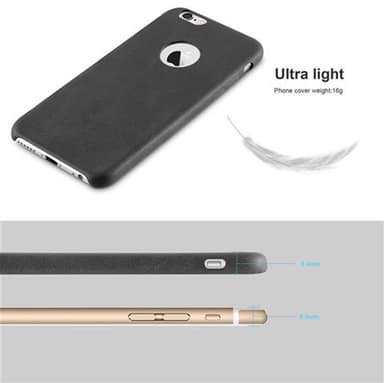 iPhone 6 / 6S Skal Fodral Case (Svart)