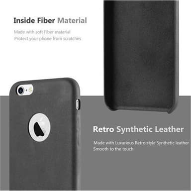 iPhone 6 / 6S Skal Fodral Case (Svart)