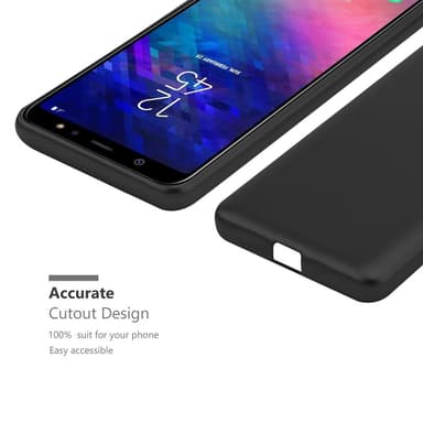 Skal Samsung Galaxy A6 PLUS 2018 Fodral Case (Svart)