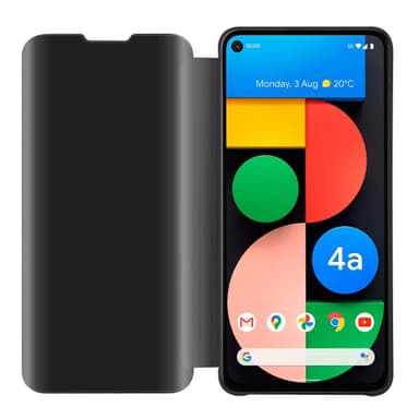 Google PIXEL 4A Plånboksfodral Skal (Svart)