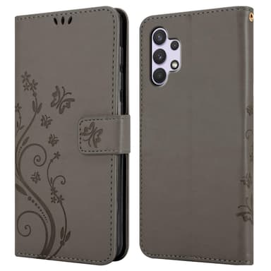 Samsung Galaxy A32 4G Plånboksfodral Skal (Grå)
