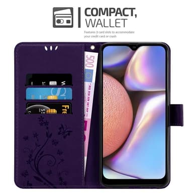 Samsung Galaxy A10s / M01s Plånboksfodral Skal (Lila)