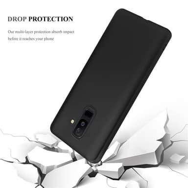 Skal Samsung Galaxy A6 PLUS 2018 Fodral Case (Svart)