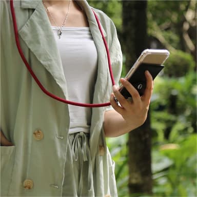 Skal Huawei P30 Fodral Kedja (Röd)
