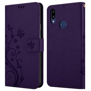 Samsung Galaxy A10s / M01s Plånboksfodral Skal (Lila)