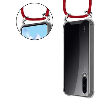 Skal Huawei P30 Fodral Kedja (Röd)