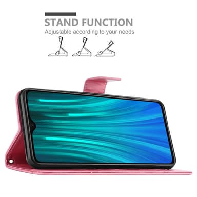 Xiaomi RedMi NOTE 8 PRO Plånboksfodral Skal (Rosa)