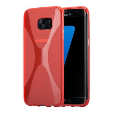 Samsung Galaxy S7 EDGE Skal Fodral Case (Röd)