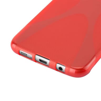 Samsung Galaxy S7 EDGE Skal Fodral Case (Röd)