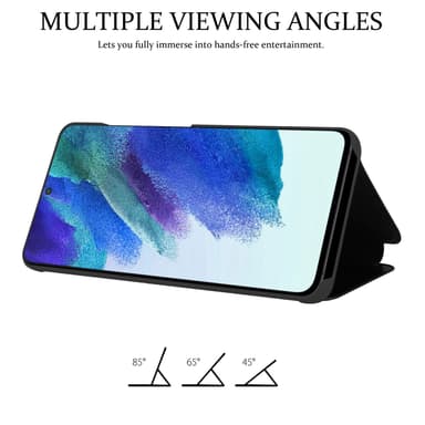 Samsung Galaxy S22 PLUS Plånboksfodral Skal (Svart)