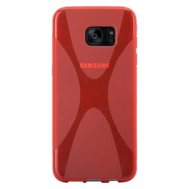 Samsung Galaxy S7 EDGE Skal Fodral Case (Röd)