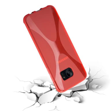 Samsung Galaxy S7 EDGE Skal Fodral Case (Röd)
