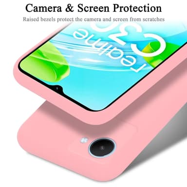Realme C30 / Narzo 50i PRIME Skal Fodral Case (Rosa)