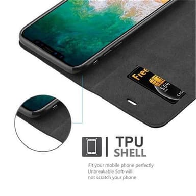 iPhone X / XS Skal Fodral Case (Svart)