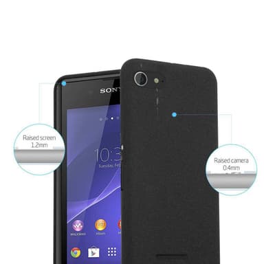 Skal Sony Xperia E3 Fodral Case (Svart)