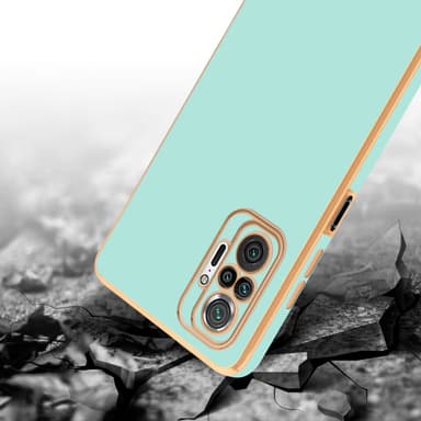Xiaomi RedMi NOTE 10 PRO Skal Fodral Case (Grön)