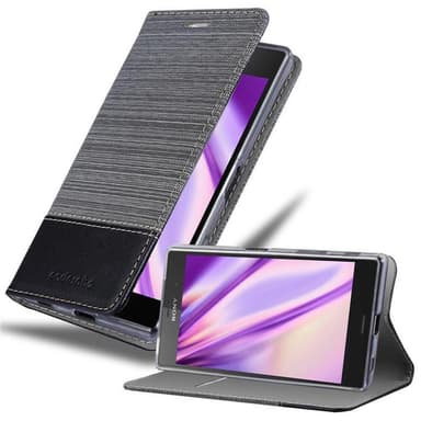Sony Xperia Z5 Plånboksfodral Skal (Grå)
