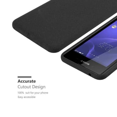 Skal Sony Xperia E3 Fodral Case (Svart)