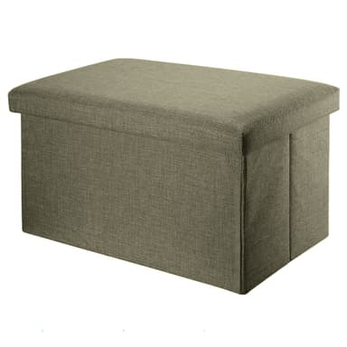 Hopfällbar bänk 78x38x38 cm Sittpall Sittkub (brun)