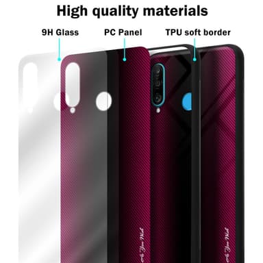 Huawei P30 LITE Skal Fodral Case (Rosa)