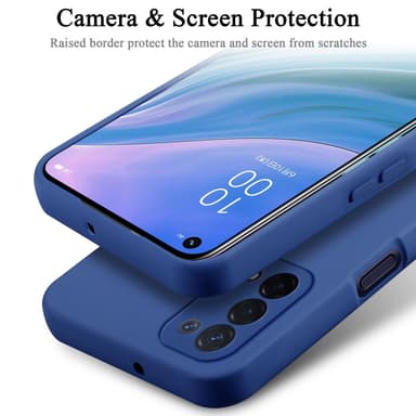 OPPO A54 5G / A74 5G Skal Fodral Case (Blå)