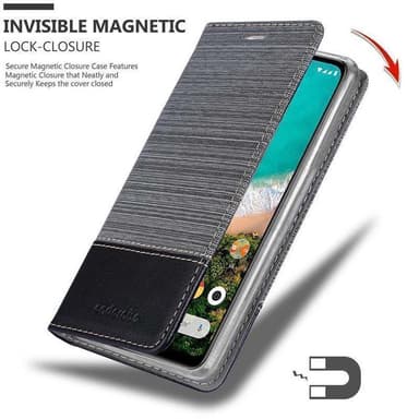 Xiaomi Mi CC9 Plånboksfodral Skal (Grå)