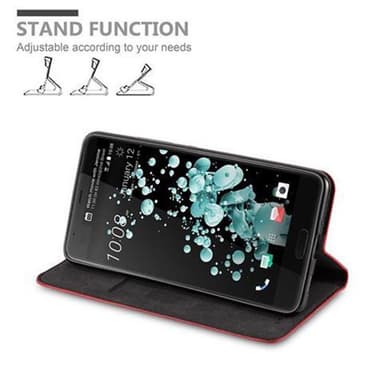 HTC U ULTRA Skal Fodral Case (Röd)