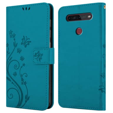 LG K51S Plånboksfodral Skal (Blå)