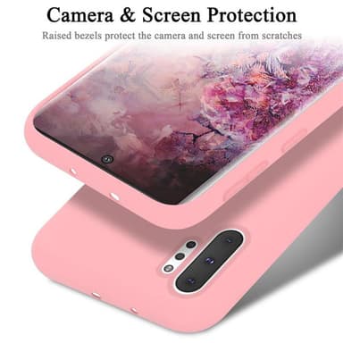 Samsung Galaxy NOTE 10 PLUS Skal Fodral Case (Rosa)