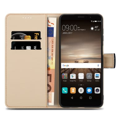 Huawei MATE 9 Plånboksfodral Skal (Svart)