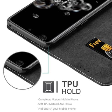 Samsung Galaxy S20 ULTRA Skal Fodral Case (Svart)