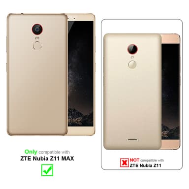 ZTE Nubia Z11 MAX Skal Fodral Case (Svart)