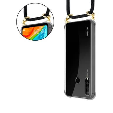 Huawei P30 LITE Skal Fodral Kedja (Svart)