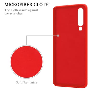 Skal Huawei P30 Fodral Case (Röd)