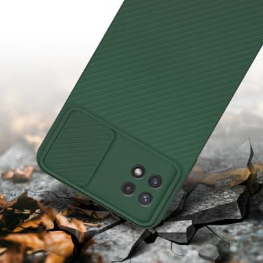 Skal Samsung Galaxy A22 5G Fodral Case (Grön)