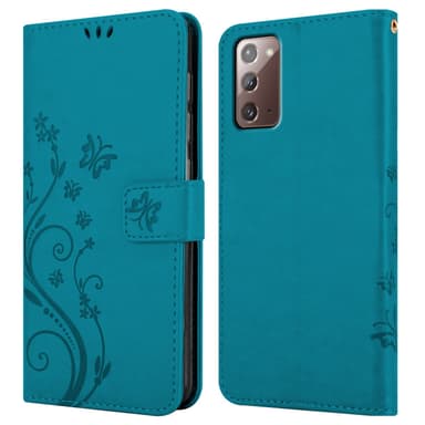 Samsung Galaxy NOTE 20 Plånboksfodral Skal (Blå)