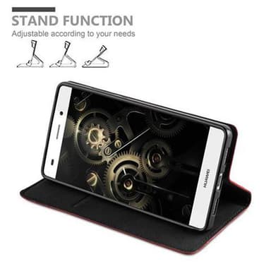 Huawei P8 LITE 2015 Skal Fodral Case (Röd)