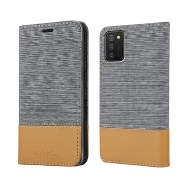 Samsung Galaxy A02s Plånboksfodral Skal (Grå)
